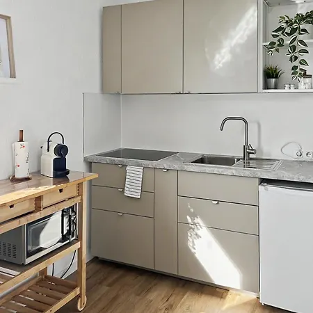 아파트 Megha Living - 2 Appartments Mit Kueche - Zentral 메밍겐
